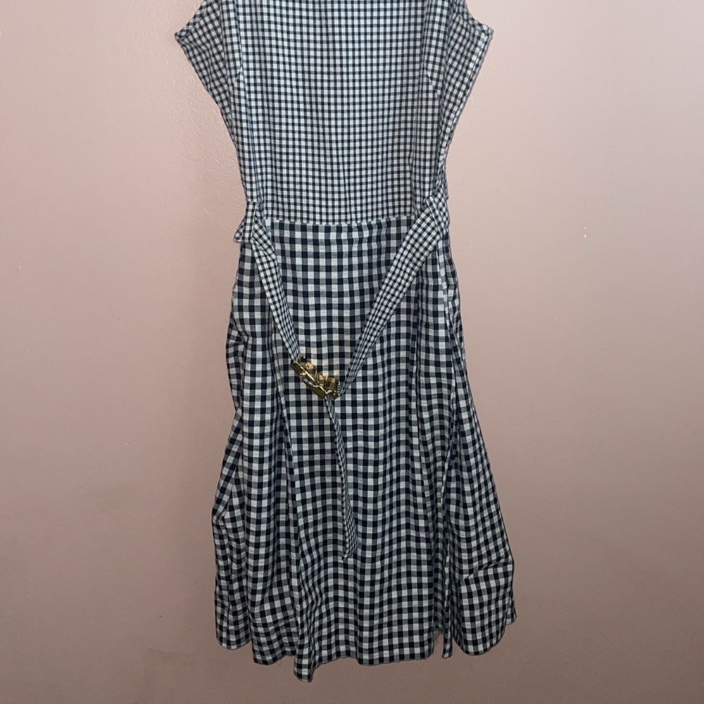 Michael Michael Kors Gingham Fit and Flare Dress 8 - Picture 4 of 8